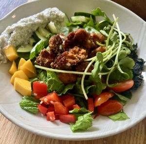 Never thought Cauliflower could taste like this!  at Raw Living Kitchen in Waynesville