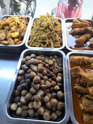 Com chay selection at Pogoda Tree Vegan Restaurant in Ho Chi Minh City