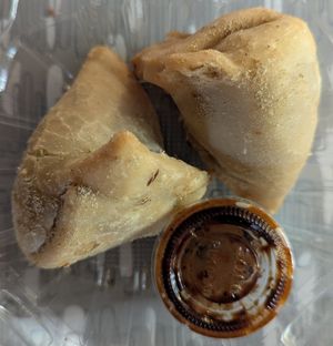 Samosas at Everest Curry Corner  in Portland