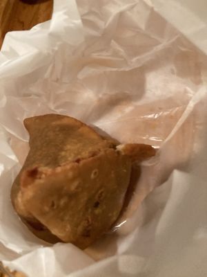 Samosa at Curry Club in East Setauket