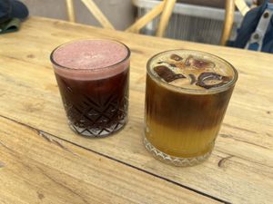 Rawa & Iced Orange Espresso  at Anat Cafe  in Nizwa