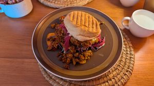 Sloppy Folks (without rocket) at Folks Cafe in Edinburgh