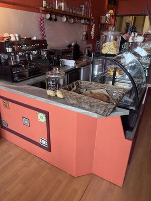 Counter   at Folks Cafe in Edinburgh