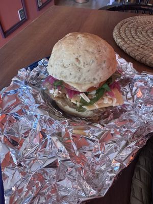 Cheese sandwich   at Folks Cafe in Edinburgh