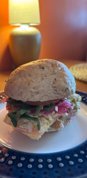 Sandwich of the day at Folks Cafe in Edinburgh