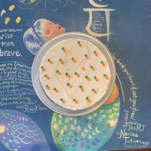 vegan carrot cake at Tea NJ in Jersey City