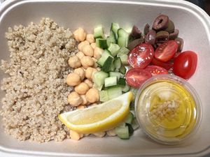 Mediterranean Quinoa Bowl at A3 Confections - Meal Prep & Heauxbachi in Orlando