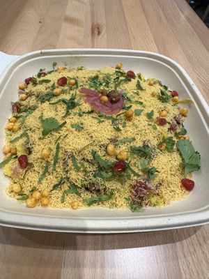 Black lentil chaat  at Madras dosa Co  in New York City