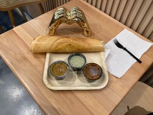 Vegan dosa at Madras dosa Co  in New York City
