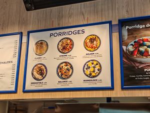 Porridges at Donnant - Gare du Nord  in Paris