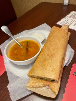 dosa at Amaya Bar and Grill in Rochester