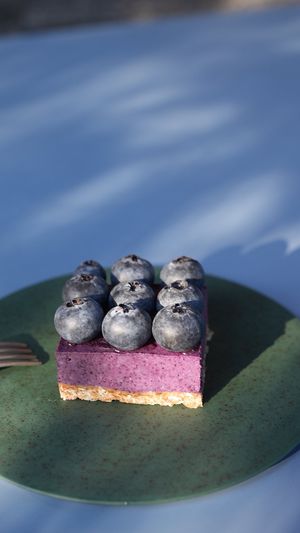 Vegan Blueberry Tart  at Twenty Miles in Fukuoka