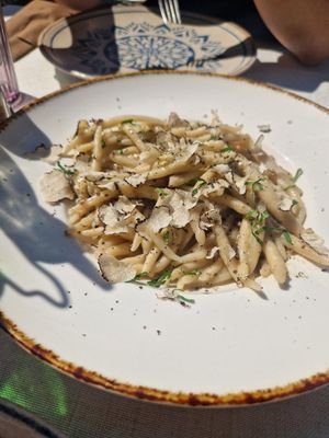 Tartufo noodles at Bistro Alighieri in Pula