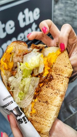 Panino con wrustel at Paninoteca Mister Tony in Portici