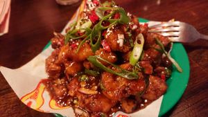 Oh My Gobi - brilliant cauliflower dish, 12.50 euro. at Karma Kitchen in Brussels