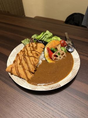 Vegan Curry  at Izakaya Gonta Hiroshima in Hiroshima