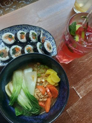 Gimbap and Ramen at Restaurant Damoa in Marburg