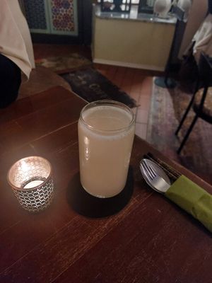 Lychee juice at Restaurant Damoa in Marburg