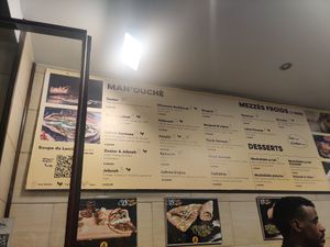 Menu global at Saj Eat in Geneva