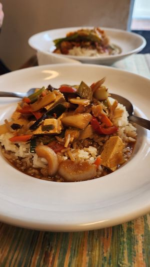 Asia Bowl mit Tofu at Momen‘s Way in Wangerooge