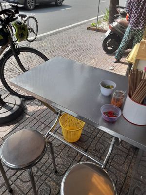 Outside seating at Thiện Ân in Ho Chi Minh City