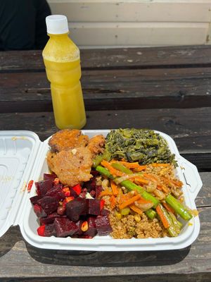  at Vegan Bites in Belize City