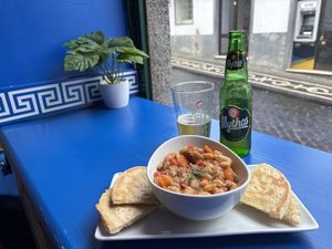 Bean stew  at A Grega Café in Sao Miguel