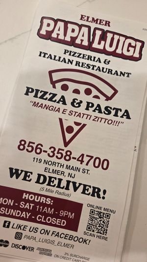  at Papa Luigi in Elmer