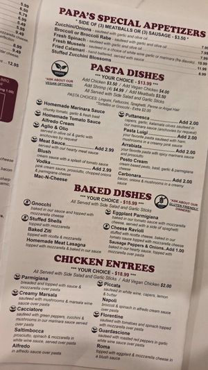  at Papa Luigi in Elmer