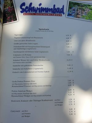  at Schwimmbad Rhein-Sommergarten in Cologne