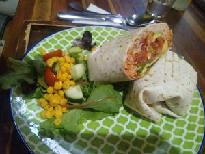 Avocado burrito at Cognito in Erfurt