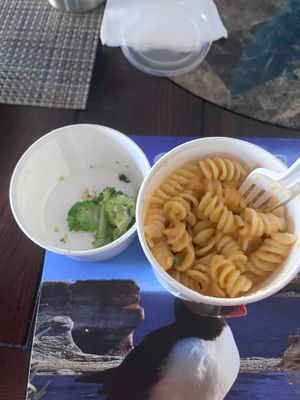 Mac and cheese with broccoli  at Veggie Grill by Next Level in Carlsbad