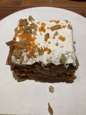 Carrot cake  at Veggie Grill by Next Level in Carlsbad