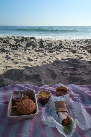 Veggie grill on the beach 😻 at Veggie Grill by Next Level in Carlsbad