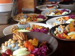 Vegan Buddha Bowl at Okini Kitchen @ VegAn Home Khánh Sơn in To Hap