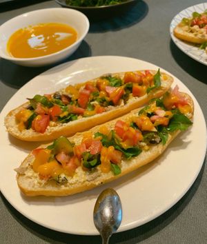 Vegan Toast at Okini Kitchen @ VegAn Home Khánh Sơn in To Hap