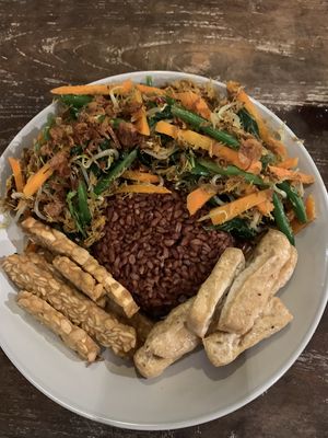 Disappointing Indonesian dish  at Samadi Kitchen Lab in Canggu