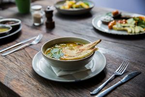 Pumpkin Soup at Samadi Kitchen Lab in Canggu