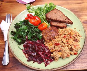 Vegan breakfast special  at Samadi Kitchen Lab in Canggu