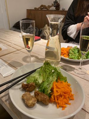 1st course. Kombucha “champagne” was delicious at AIN SOPH.Soar in Tokyo