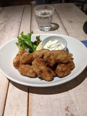 Fried soy meat. at AIN SOPH.Soar in Tokyo
