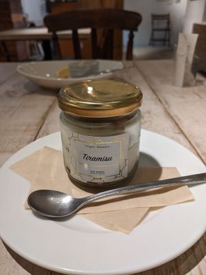 Vegan tiramisu at AIN SOPH.Soar in Tokyo