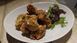 ベジミートの唐揚げ Veggie meat karage at AIN SOPH.Soar in Tokyo
