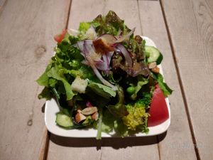 Nice vegan salad at AIN SOPH.Soar in Tokyo