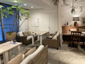 Sofa seats  at AIN SOPH.Soar in Tokyo