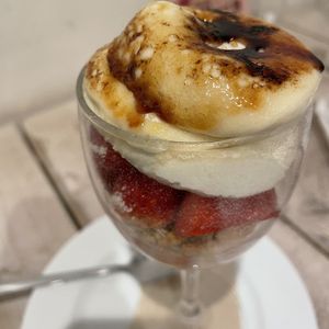 Strawberry parfait 🤤 at AIN SOPH.Soar in Tokyo