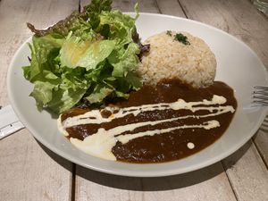 Mushroom curry  at AIN SOPH.Soar in Tokyo