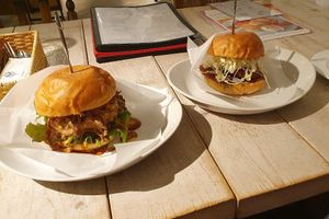 Burgers at AIN SOPH.Soar in Tokyo