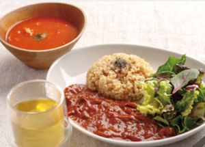 Hayashi rice set at AIN SOPH.Soar in Tokyo