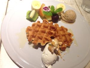 waffles! at AIN SOPH.Soar in Tokyo